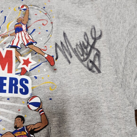 The Original Harlem Globertrotters Signed Graphic T XL - Picture 3 of 6